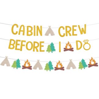 Sädelev kuldne banner "Cabin Crew Before i Do"