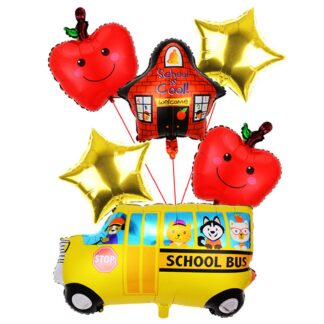 Koolialguse fooliumist õhupallid (6tk)