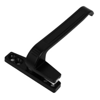 Lükandakna lukustuskäepide, parempoolne, must