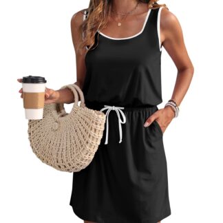 Varrukateta suvekleit, must-valge (s. S)