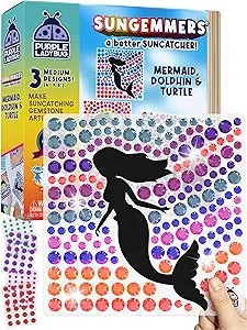 Merineitsiga aknale kleebitava mosaiigi - päikesepüüdja tegemise komplekt - 3 pilti