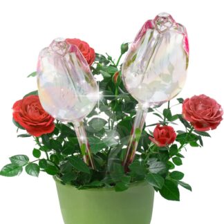 Isekastmispallid, klaasist, tulbikujulised (2tk)