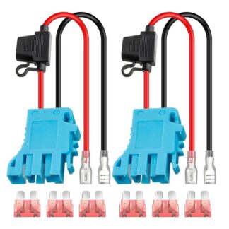 Akuadapter Peg-Perego mänguautodele, kaitsmega (12V, 12 AWG)