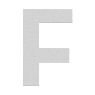 Kleebitav akrüülist majanumber, hõbedane (8cm), F
