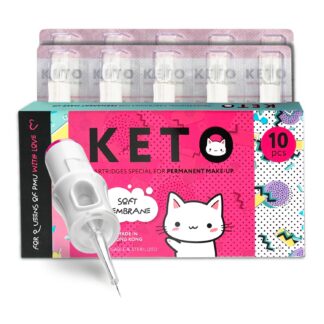 Tätoveerimisnõelad püsimeigiks, ühekordsed (#10 Bugpin Round Liner (30-1RLLT)) (10tk)