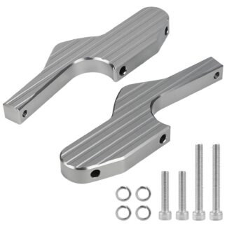 Mootorratta pikendatavad jalatoed, hõbedased