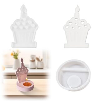 Koogikese kujuline silikoonvorm küünlahoidjale