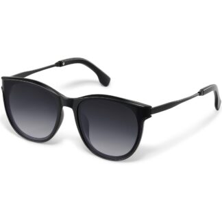 Naiste suured retro ümarad päikeseprillid, helehall