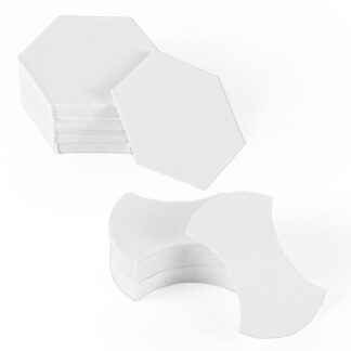 Paberist lapitöö šabloonid, valged (200tk, kuusnurk ja kirves)