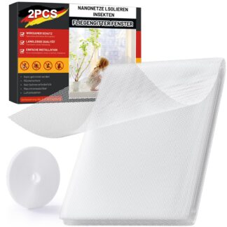 Putukavõrk akendele, valge, puurimata (2tk, 130x150cm)