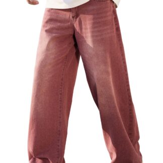 Meeste laiad teksapüksid, punased (s. XL)