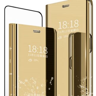 Huawei P20 Lite 2018 telefonikaaned, klapiga, peegel, roosakuldne