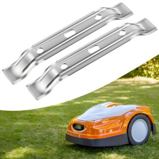 Robotniiduki terad, roostevabast terasest, hõbedased (2tk, 20cm)