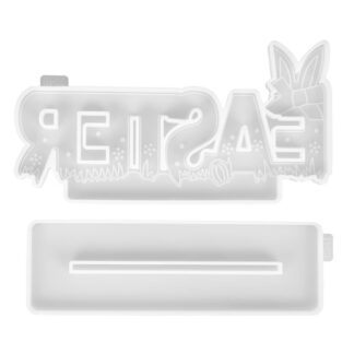 Lihavõtte silikoonvorm, jänes ja kirjad