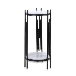 2-korruseline taimeriiul, metallist ja puidust (70cm)