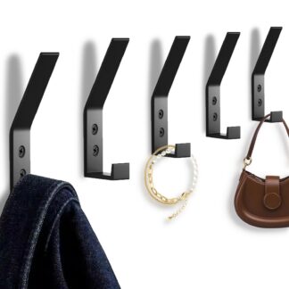 Seinakonksud-nagid, roostevabast terasest, must (5tk)