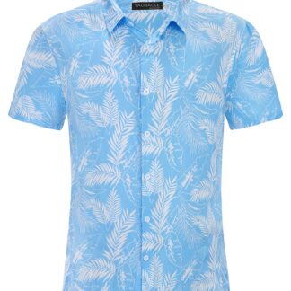 Meeste havai särk, puuvillane, helesinine (s. S)