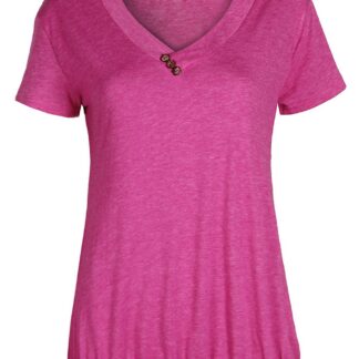 Naiste veniv V-kaelusega pluus, roosa (s. L)