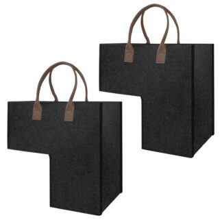 Kokkupandavad vildist trepikorvid, mustad (2tk)