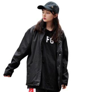 Unisex õhuke kevad-sügisjope, vee- ja tuulekindel, must (s. XXL)