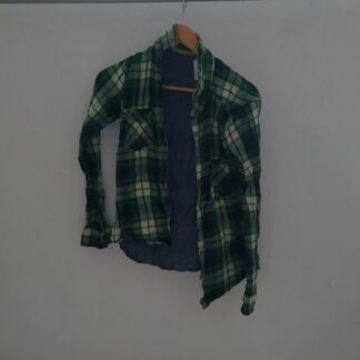 Roheline ruuduline särk, suurus 36