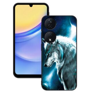 Honor 90 Smart 5G telefonikaaned, must, hundimustriga